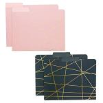 Cute Pink Decorative File Folders Pack of 12