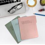 Colored Manila File Folders - 12 Pack