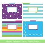 Barker Creek Colorful File Folders, 12 Pack