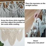 Large Boho Macrame Wall Hanging Decor