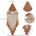 Boho Macrame Triangle Dream Catcher Wall Decor