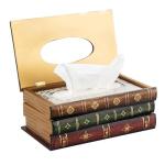 Retro Wooden Tissue Box Cover for Home Decor