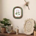 Vintage Mini Picture Frame with Floral Design