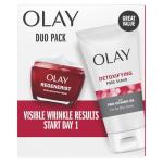 Olay Regenerist Anti-Aging Face Wash and Moisturizer Duo