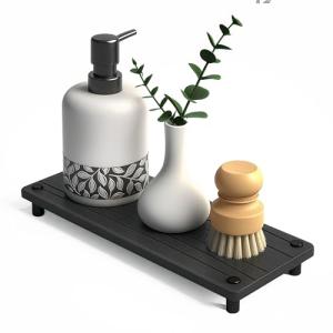 Quick Dry Sink Caddy with Stone Tray