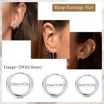 Hypoallergenic Surgical Steel Stud and Hoop Earrings