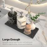 Quick Dry Sink Caddy with Stone Tray