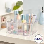 Clear 5-Compartment Organizer with Scalloped Design