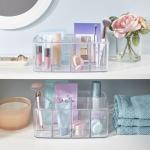 Clear 5-Compartment Organizer with Scalloped Design