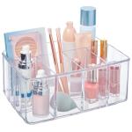 Clear 5-Compartment Organizer with Scalloped Design