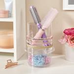 Clear Stackable Hair Accessory Organizer Set
