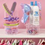 Clear Stackable Hair Accessory Organizer Set