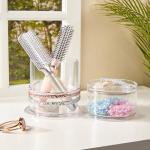Clear Stackable Hair Accessory Organizer Set