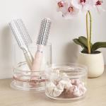 Clear Stackable Hair Accessory Organizer Set
