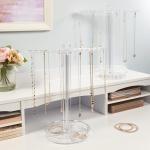STORi 30 Peg Necklace Holder and Organizer Tray