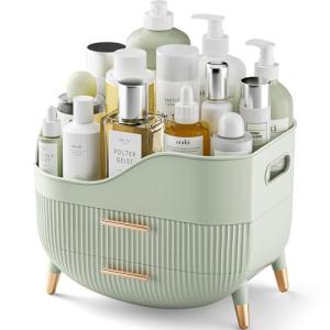 Makeup Organizer with Drawers and Handle