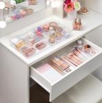 Clear 18-Piece Stackable Drawer Organizer Set