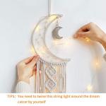 Dremisland Macrame Moon Dream Catcher Wall Art
