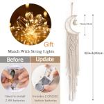 Dremisland Macrame Moon Dream Catcher Wall Art