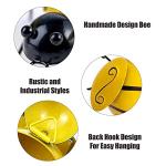 4PCS 3D Metal Bumble Bee Wall Decor