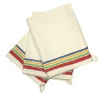 Set of 3 Vintage Multi-Striped Dish Towels