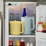 Vintage Blue and Yellow Tupperware Pitcher Set