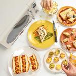 Retro 0.7 Cu. Ft. Compact Microwave Oven, Ivory