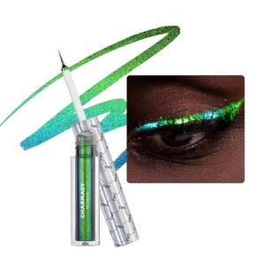Colorful Waterproof Glitter Eyeliner - Green Indigo