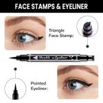 7-Piece Colored Liquid Eyeliner Stamp Set
