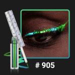 Colorful Waterproof Glitter Eyeliner - Green Indigo