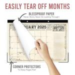 Vintage 18-Month Teacher Desk Calendar 2025-2026