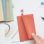 9 Vintage 4x6 Lined Sticky Notes - 9 Pack