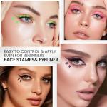 7-Piece Colored Liquid Eyeliner Stamp Set