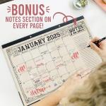 Vintage 18-Month Teacher Desk Calendar 2025-2026