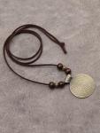 Boho Vintage Wooden Pendant Necklace for Women