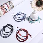 24 Waterproof Adjustable Boho Bracelets for Women