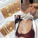 59-Piece Gold Plated Jewelry Set for Women