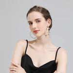 Stylish Hypoallergenic Pearl Hoop Earrings for Women