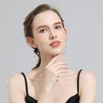 Stylish Hypoallergenic Pearl Hoop Earrings for Women