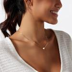 Dainty Gold Heart Necklace for Women