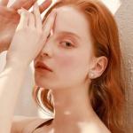 Moissanite Stud Earrings in Sterling Silver