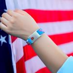 Blue Dinosaur Medical Alert ID Bracelet