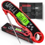 Digital Meat Thermometer - Instant Read, Waterproof