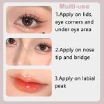 6Pcs Liquid Glitter Eyeshadow & Liner Set