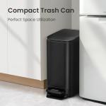 Cesun 6L Stainless Steel Trash Can with Lid