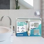 Stainless Steel Shower Squeegee with Hooks