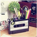 Cassette Tape Pen Holder and Desk Organizer