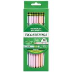 Ticonderoga Pastel Pre-Sharpened #2 Pencils, 10 Pack