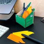Fred Desk Dumpster Pencil Holder with Note Cards