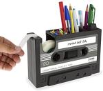 Cassette Tape Pen Holder and Desk Organizer